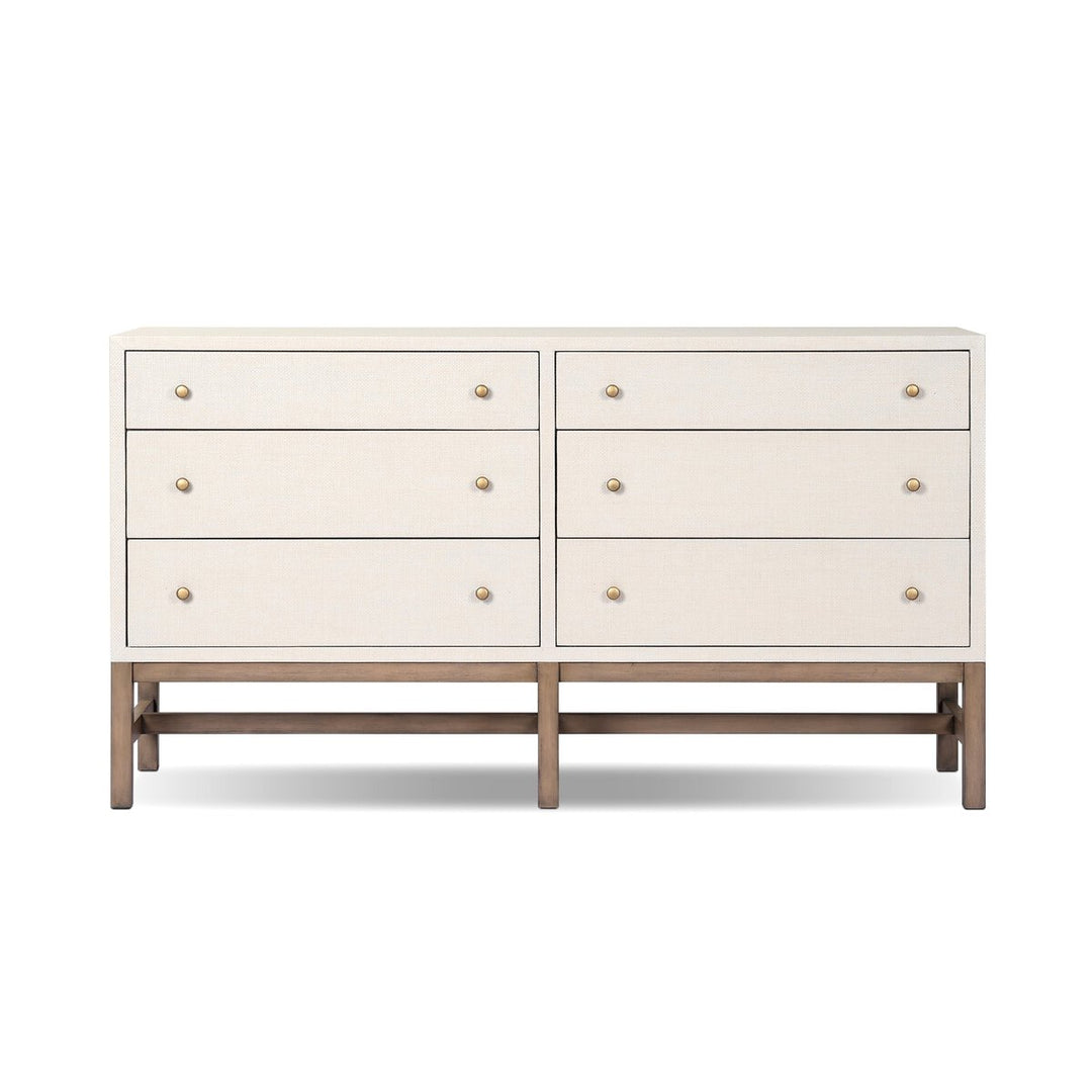 Faye 6 Drawer Dresser - Ivory