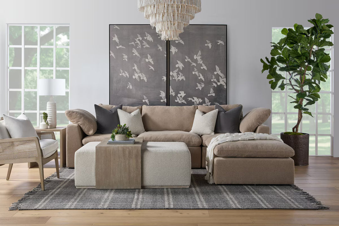 Dovetail Upholstered Coffee Table