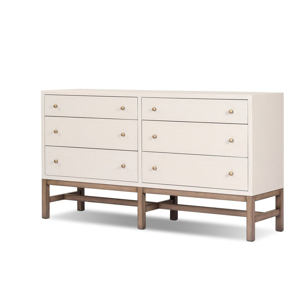 Faye 6 Drawer Dresser - Ivory