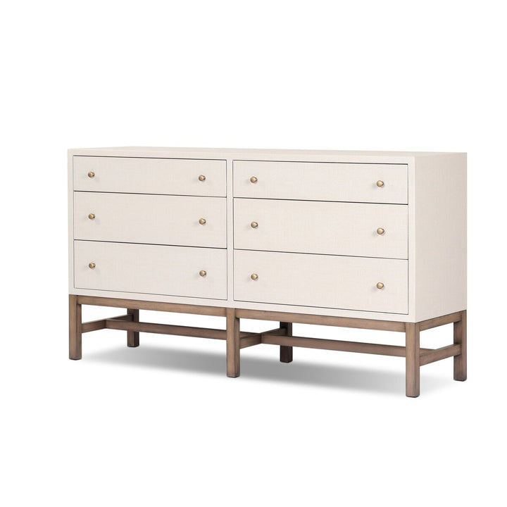 Faye 6 Drawer Dresser - Ivory