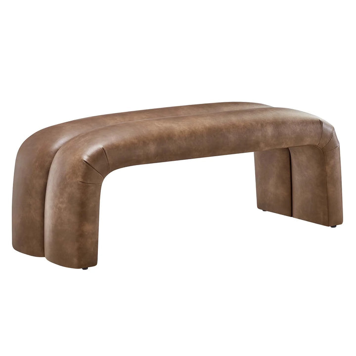 Dex Vegan Leather Bench