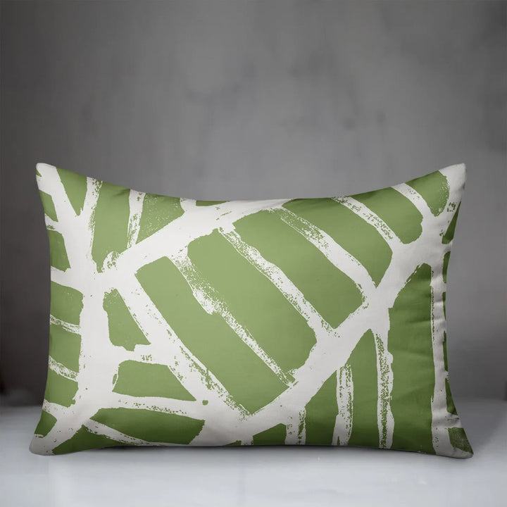 Floral Indoor/Outdoor Reversible Throw Pillow