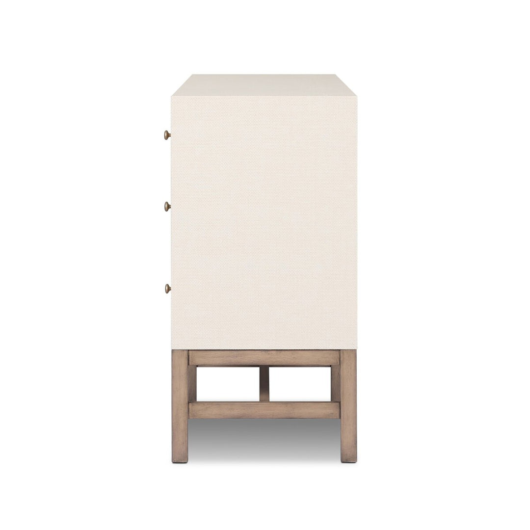 Faye 6 Drawer Dresser - Ivory