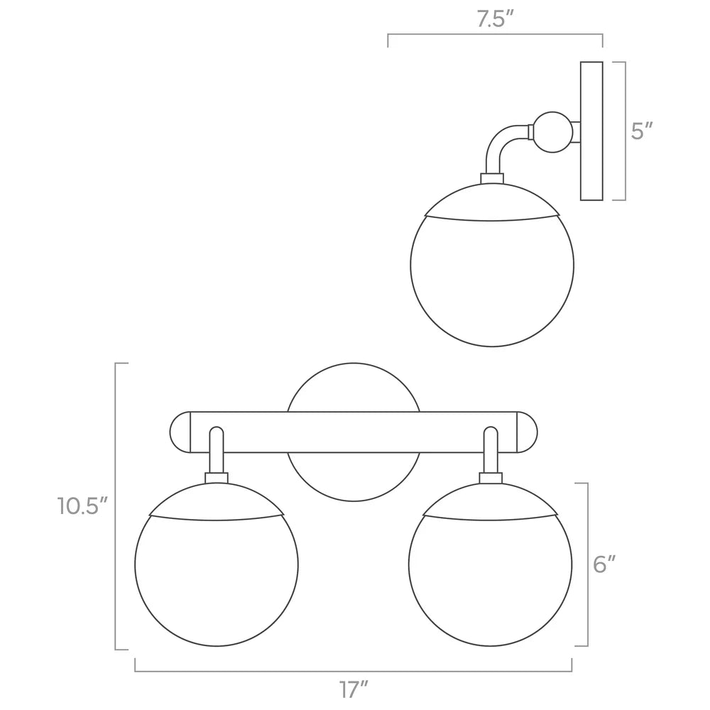 Color Legend 2 Sconce