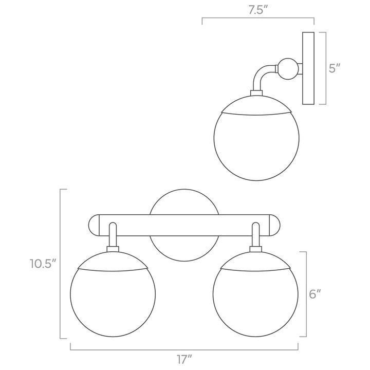 Color Legend 2 Sconce