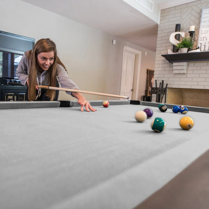 Hampton 3-in-1 Combination Table Includes Billiards, Table Tennis, & Dining Table In Gray