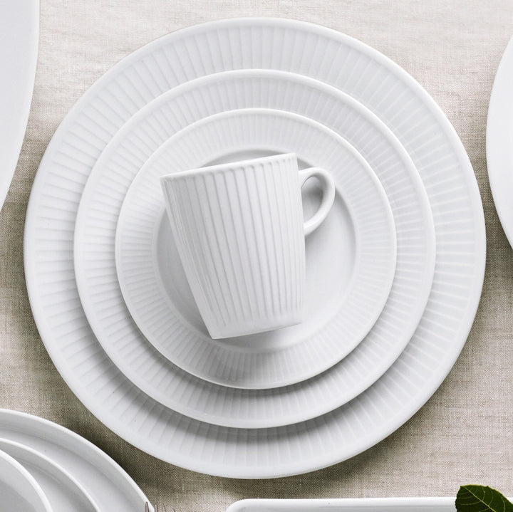 Pillivuyt Plisse Bread & Butter Plates, Set of 4