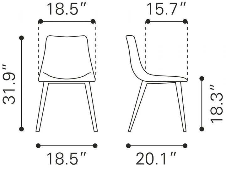 Dante Dining Chair - Set of 2