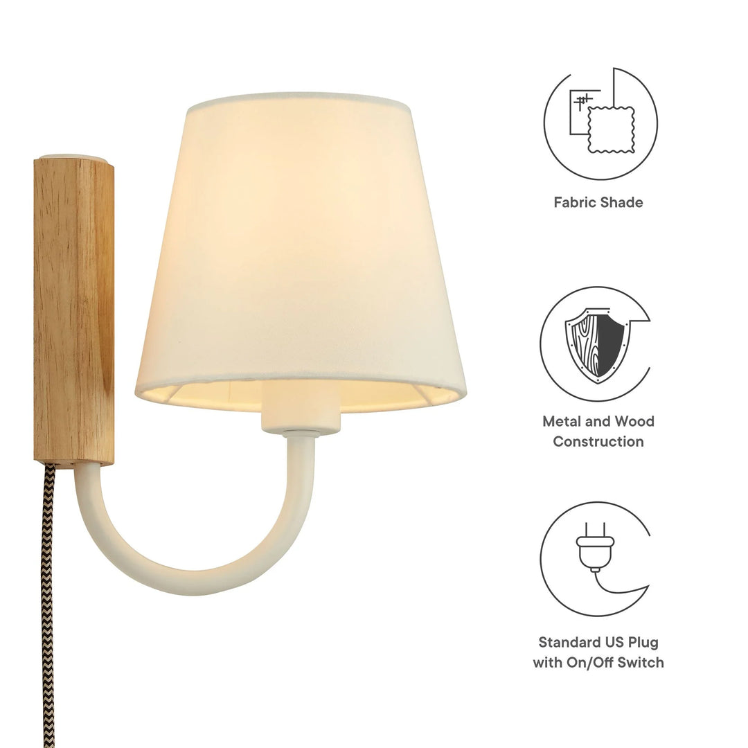 Swiggy Swivel Wall Sconce - Natural White