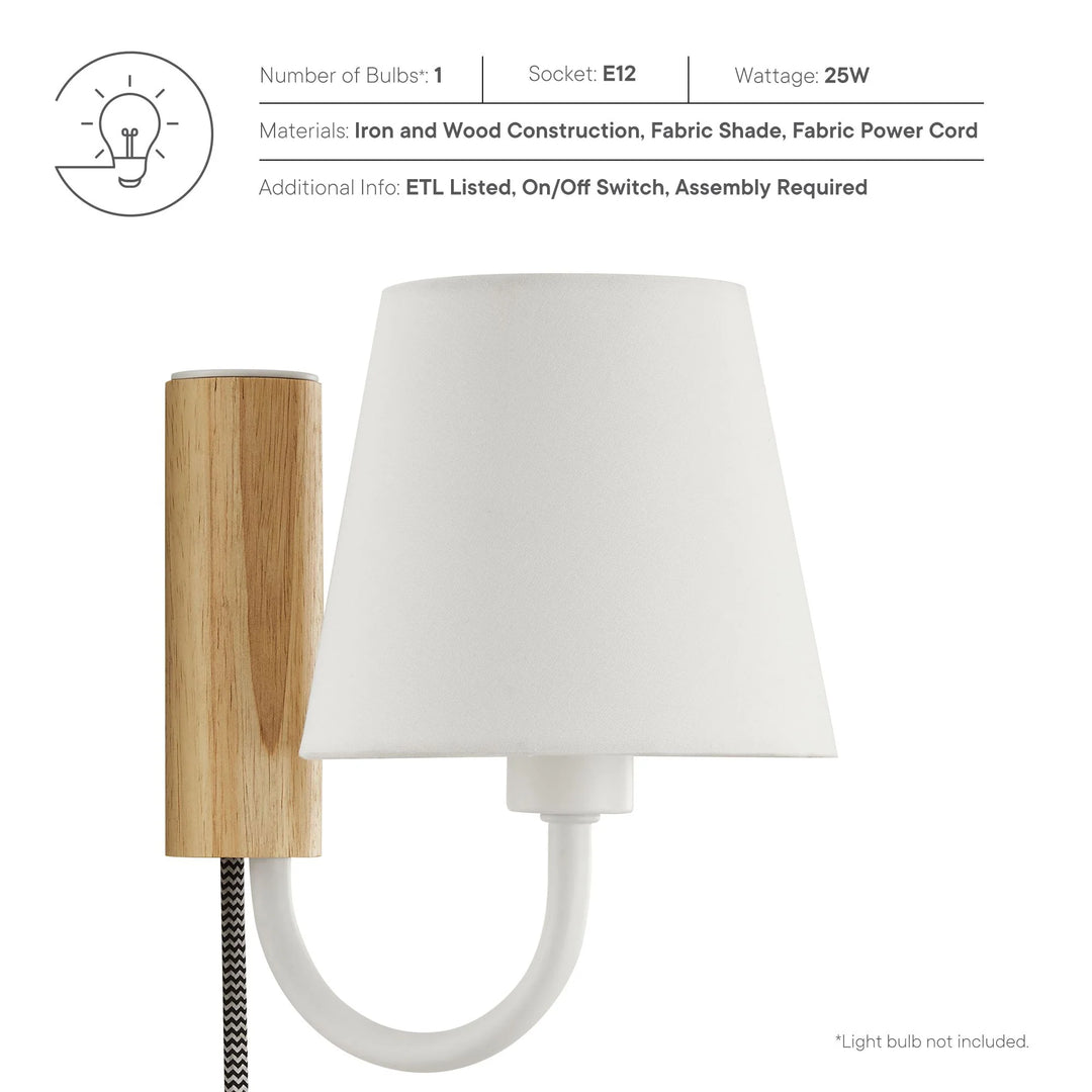 Swiggy Swivel Wall Sconce - Natural White