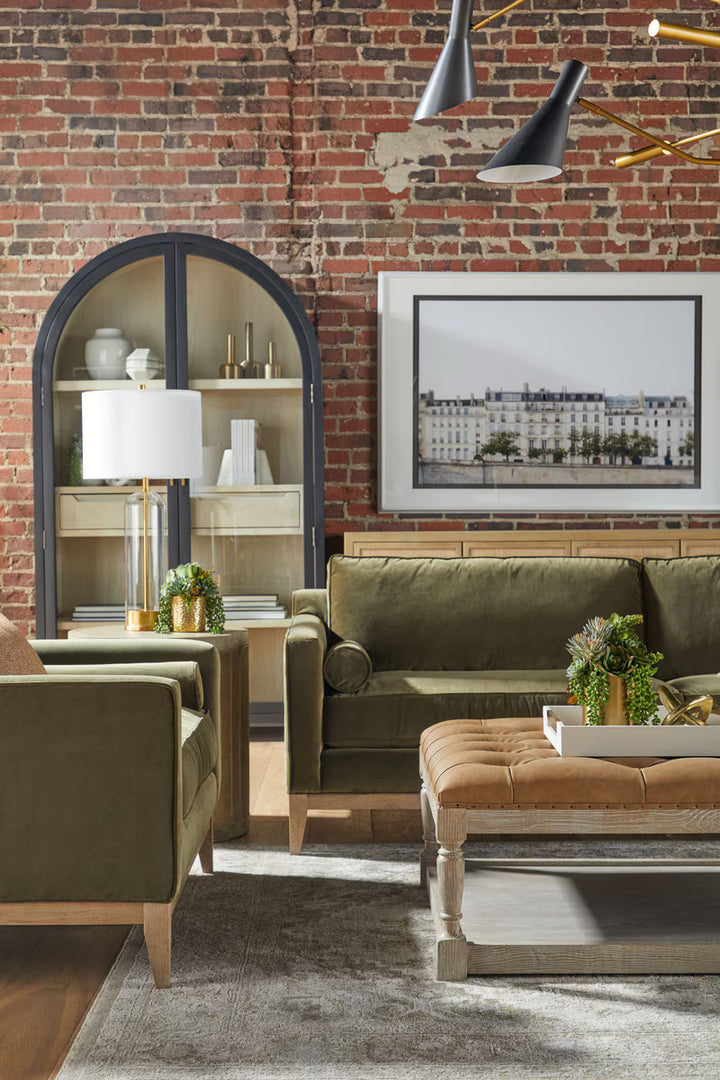 Townsend Tufted Upholstered Rectangle Coffee Table