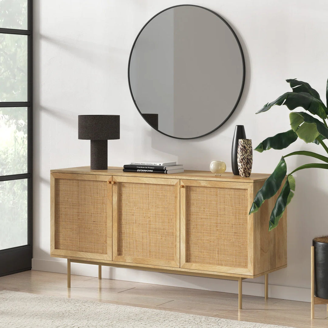 Reseda Wide Mango Solid Wood Sideboard