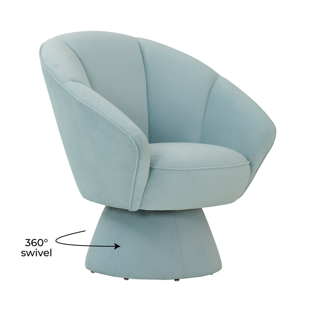 Bliss Light Blue Accent Chair