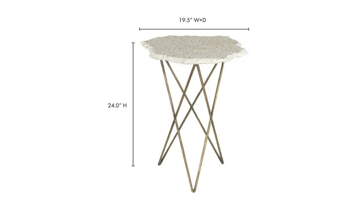 Amalfi Terrazzo Side Table