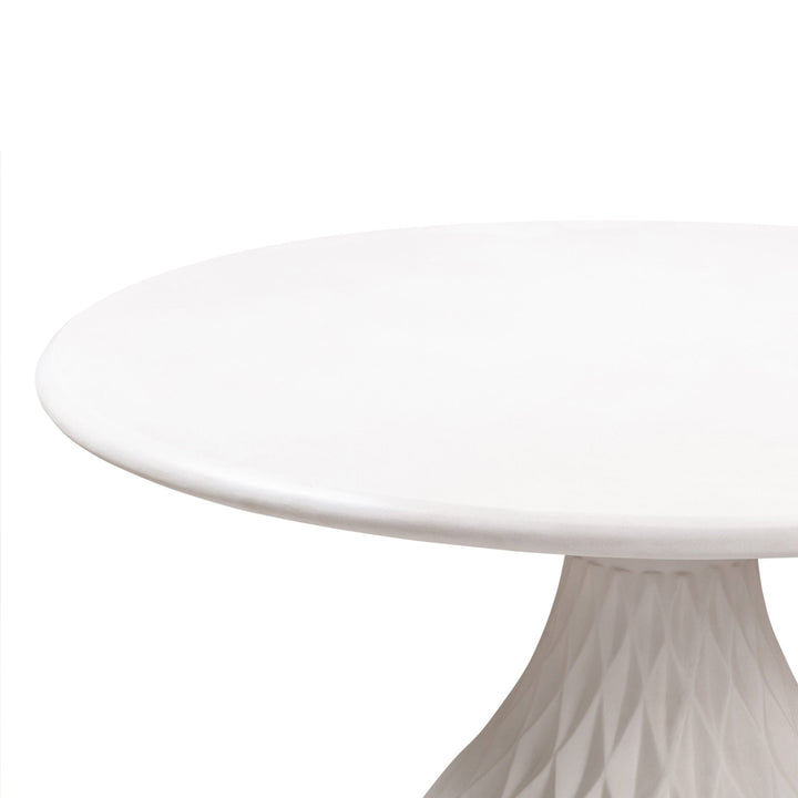 Arden Concrete Dining Table - Ivory