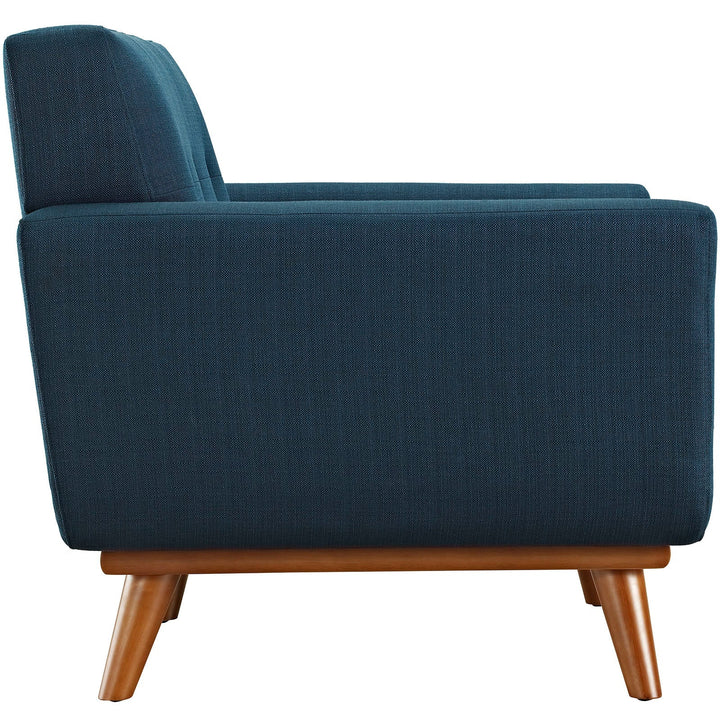 Gage Fabric Armchair - Azure
