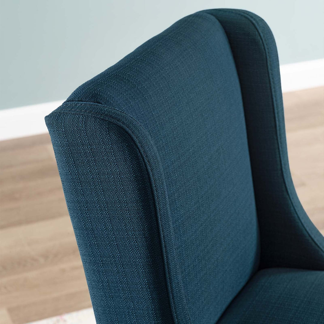 Rona Upholstered Fabric Bar Stool - Azure