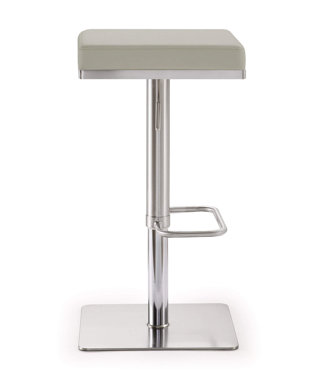 Bar Light Grey Stainless Steel Barstool