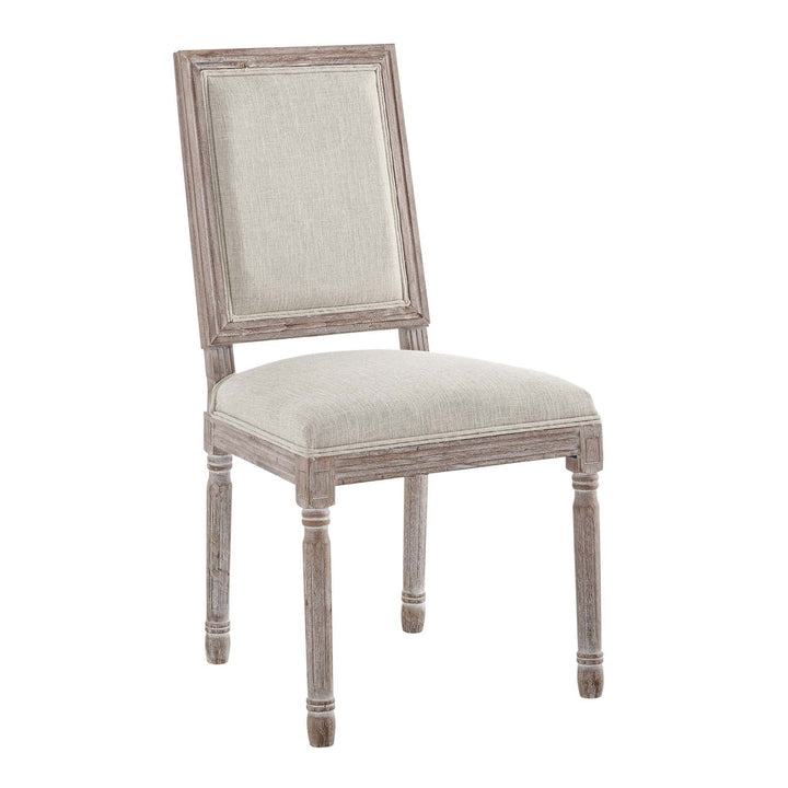 Rout Vintage Upholstered Dining Chair - Beige
