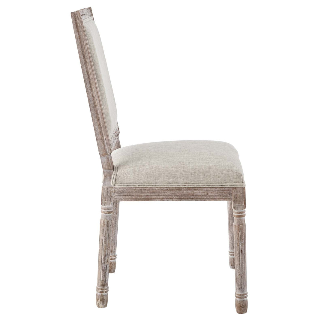 Rout Vintage Upholstered Dining Chair - Beige