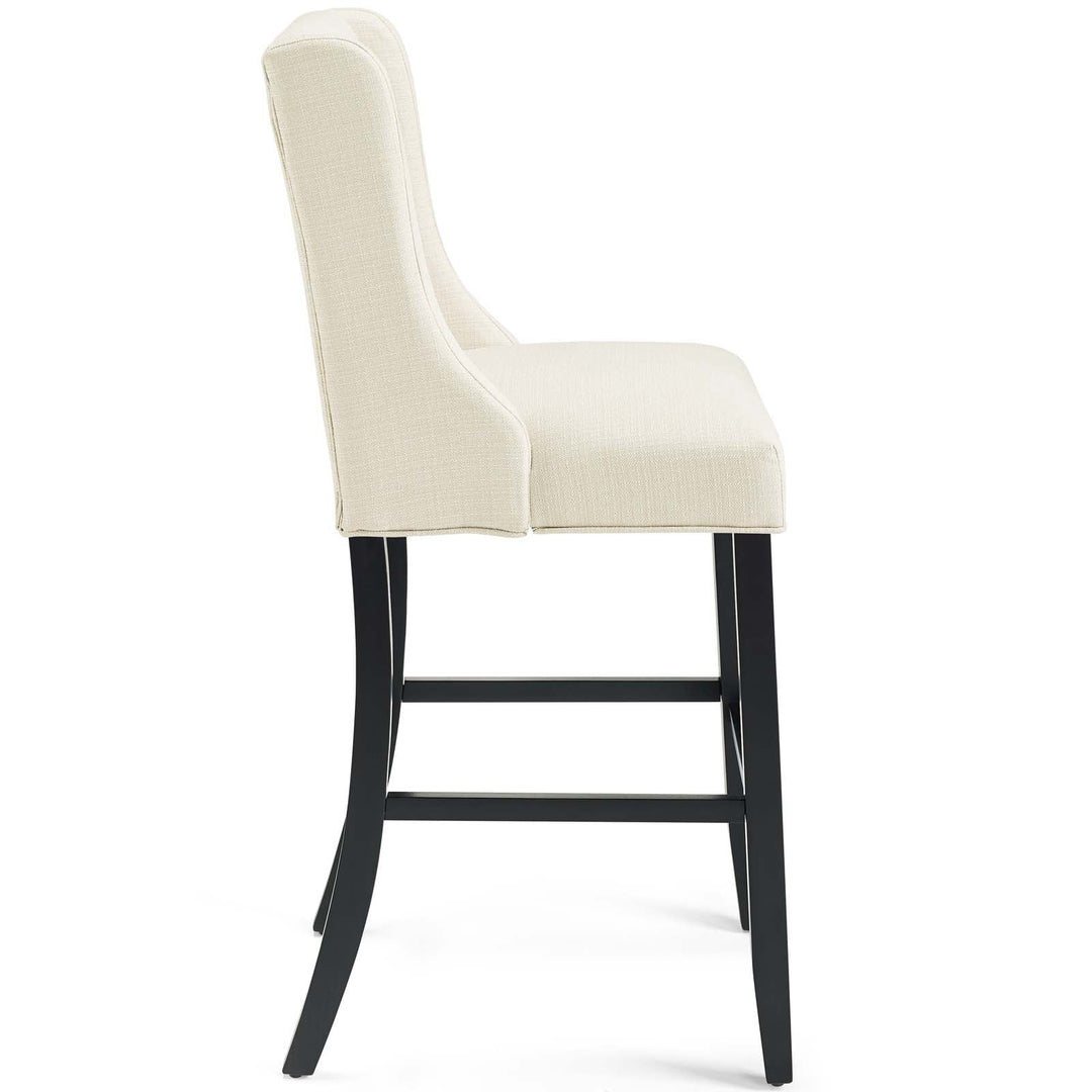 Troban Upholstered Fabric Bar Stool - Beige