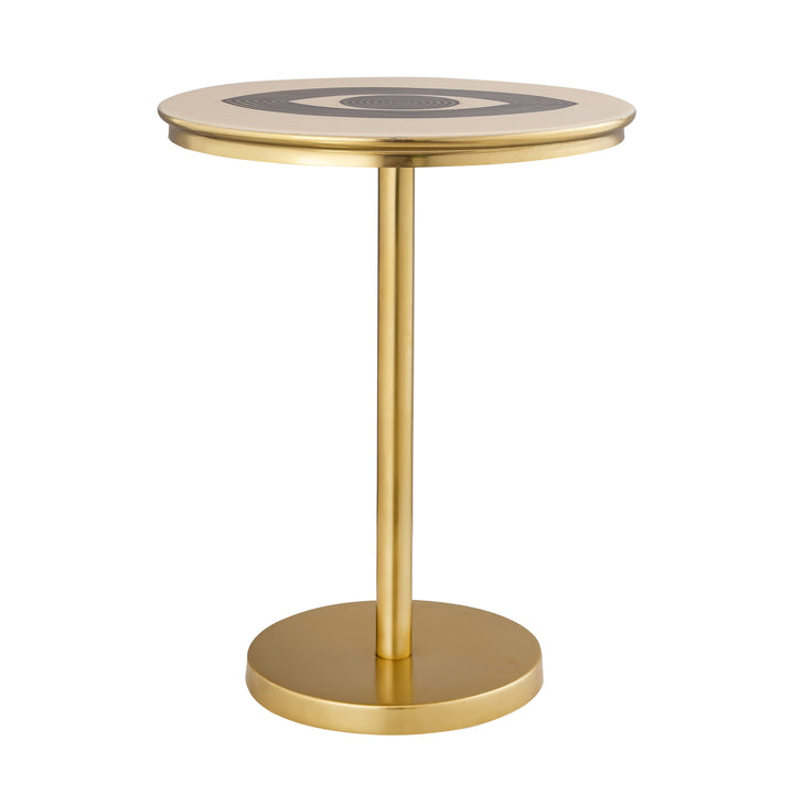 Brass Eye Accent Table
