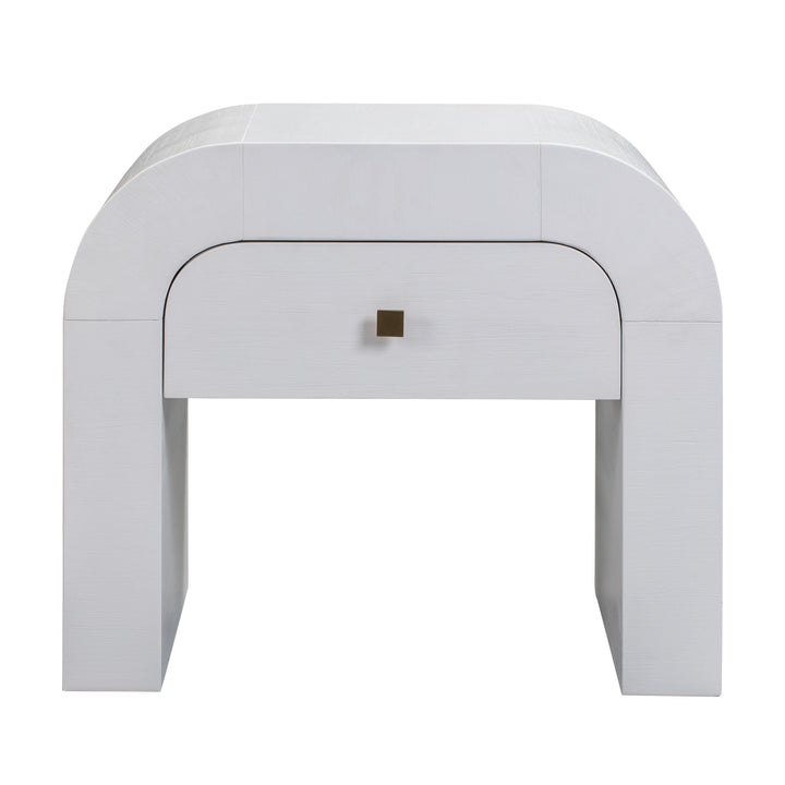 Bump White Nightstand