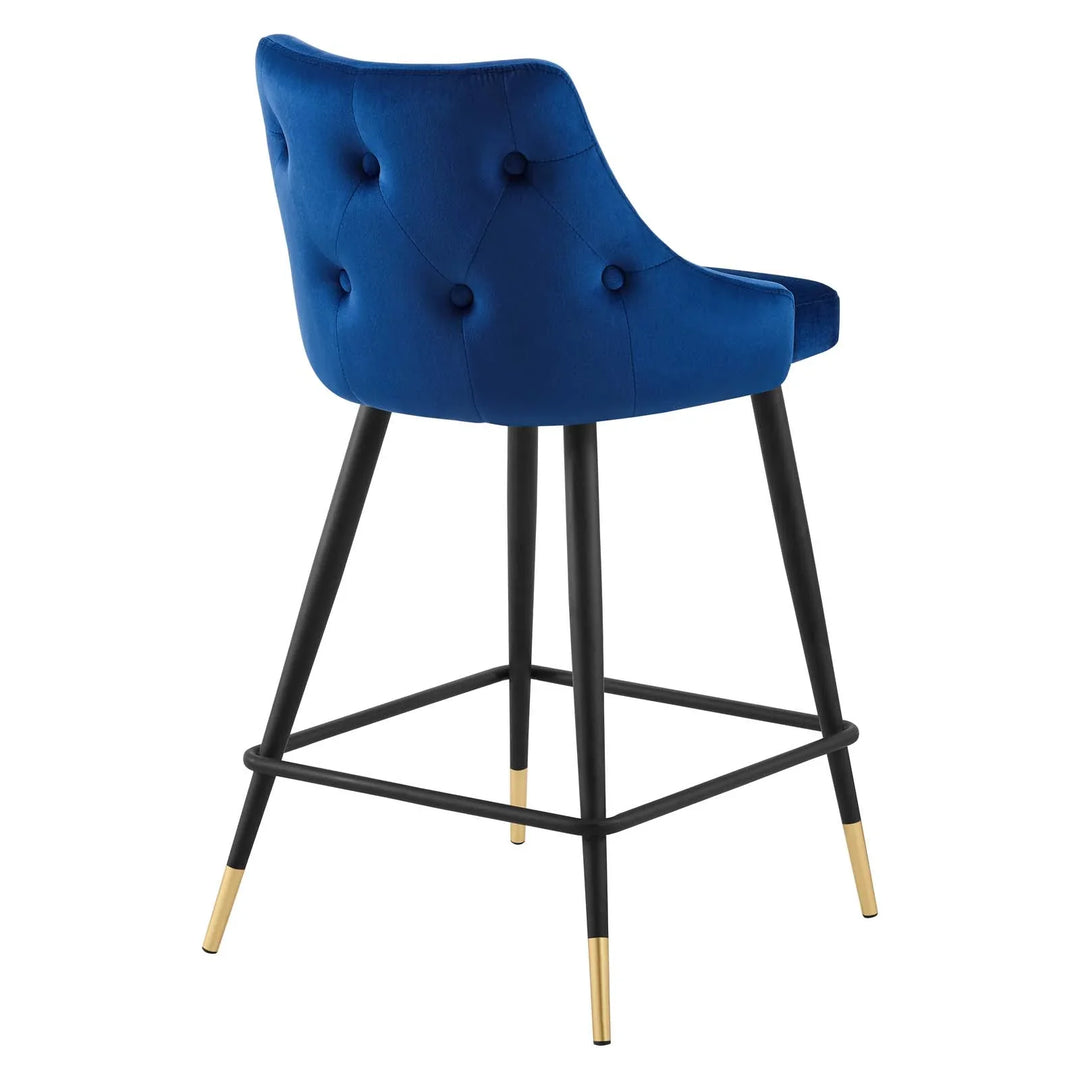 Doran Performance Velvet Counter Stool