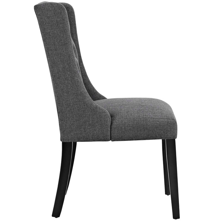 Troban Fabric Dining Chair Set of Two - Charcoal