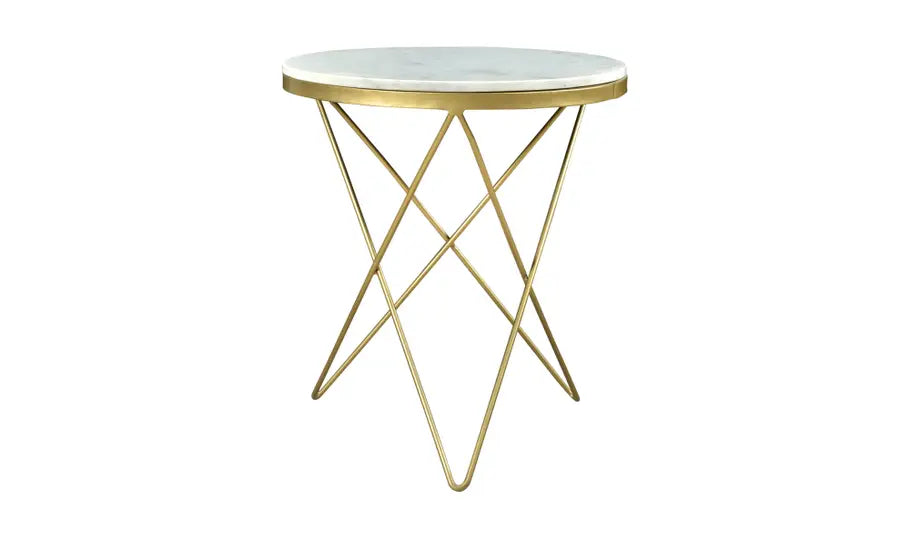 Hayley Side Table - White