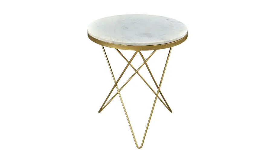 Hayley Side Table - White