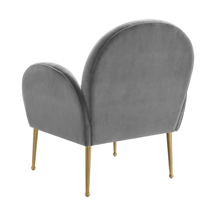 Isla Grey Velvet Chair