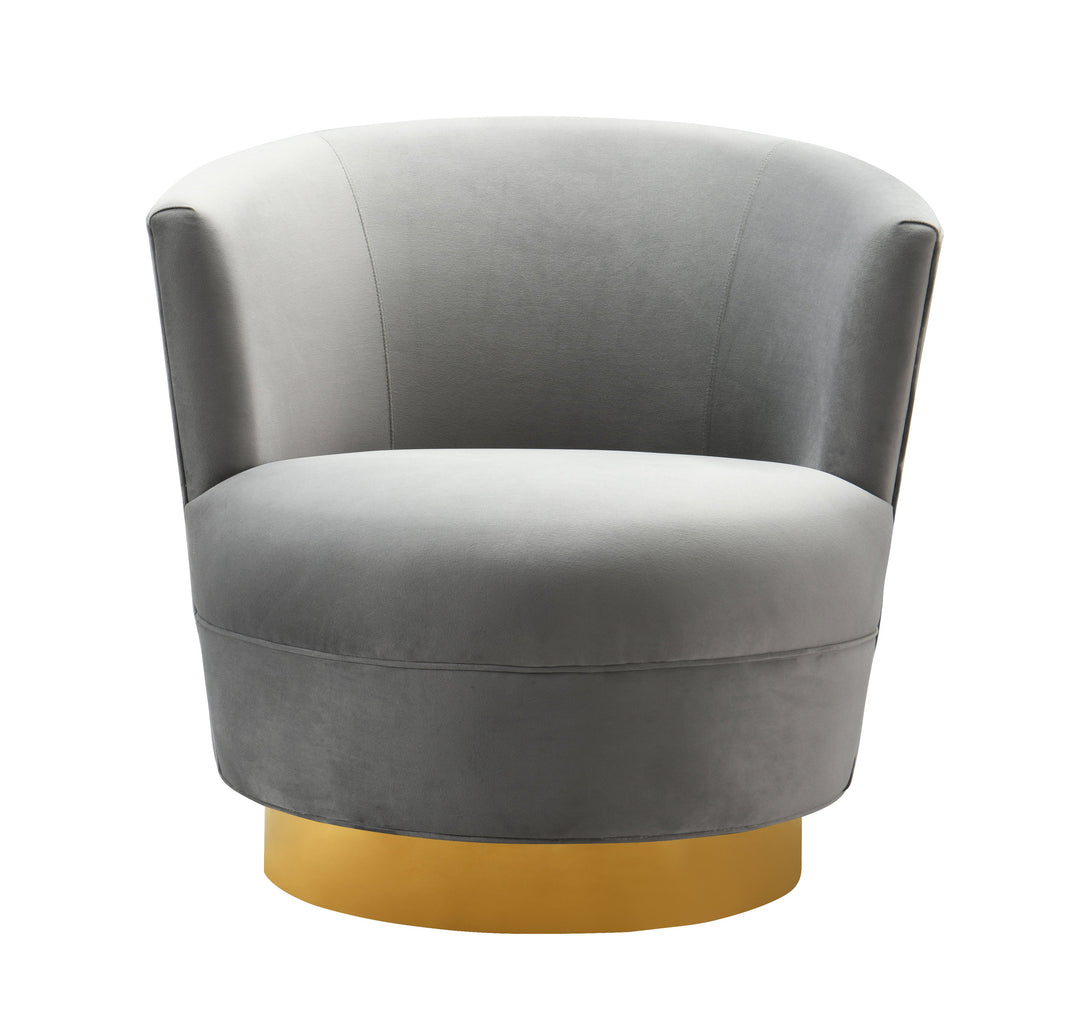Liam Grey Swivel Chair