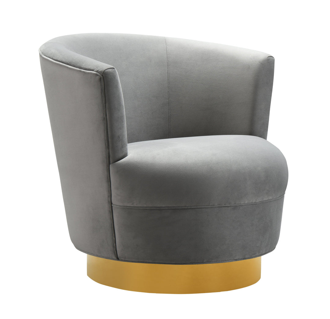 Liam Grey Swivel Chair