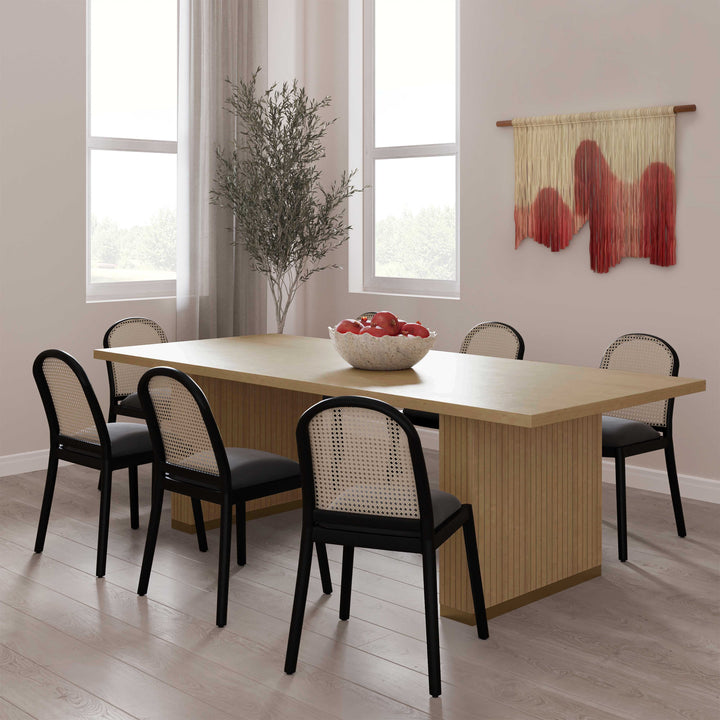 London Ash Wood Dining Table