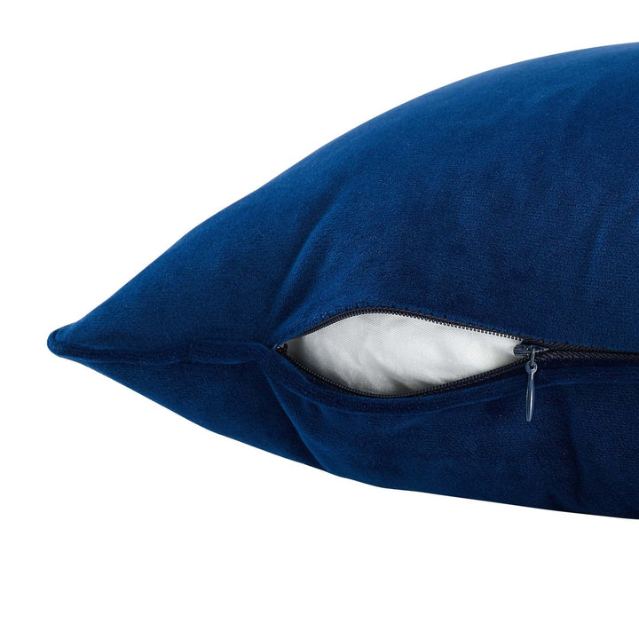Nance Lumbar Throw Pillow With Insert 18"x12" - Navy