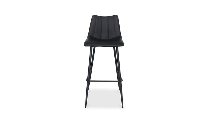 Nico Black Bar Stool - Set Of Two