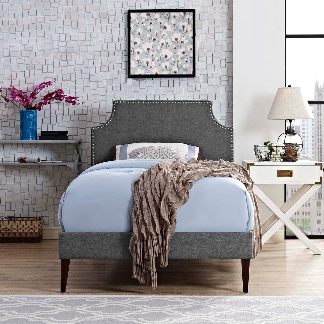 Noree Fabric Platform Bed - King