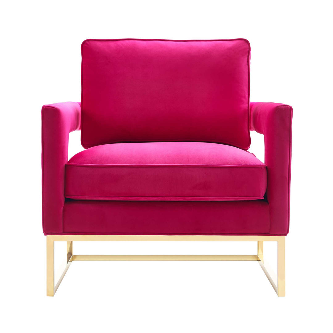 Olivia Pink Velvet Chair