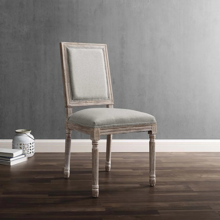 Rout Vintage Upholstered Dining Chair - Gray