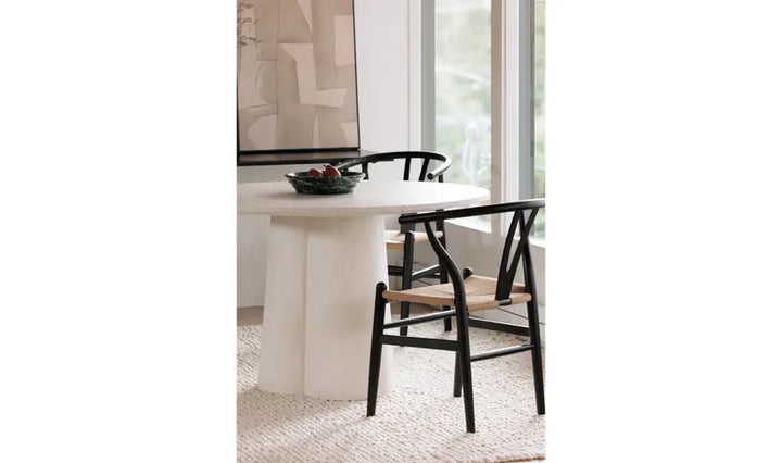 Sierra Dining Chair Black and Natural  Set of 2