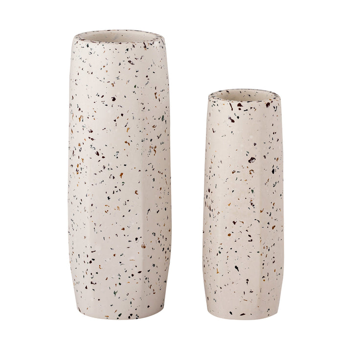 Speckled Ivory Vase Medium