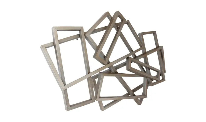 Steel Rectangles Wall Decor