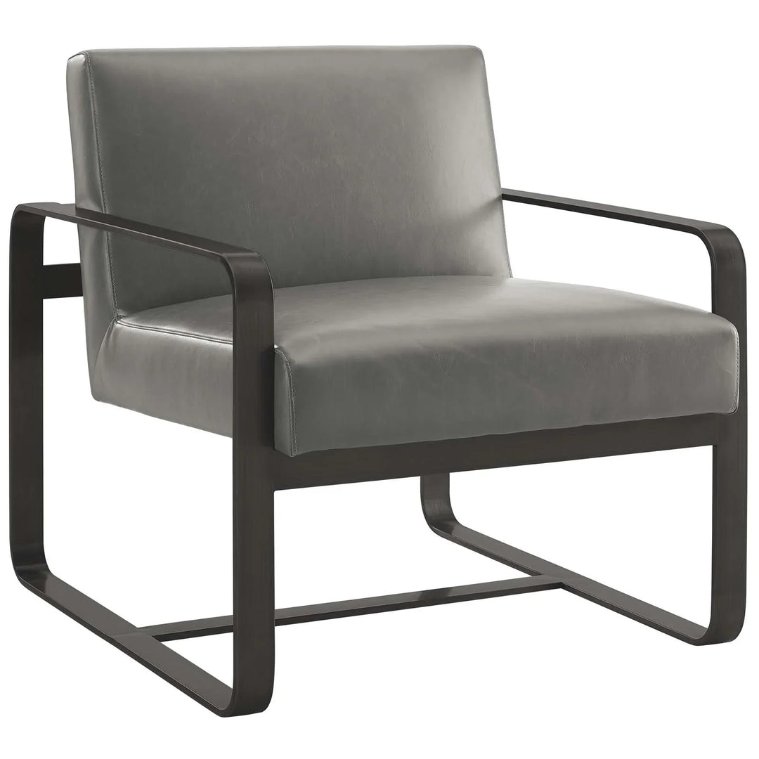 Sutter Faux Leather Armchair