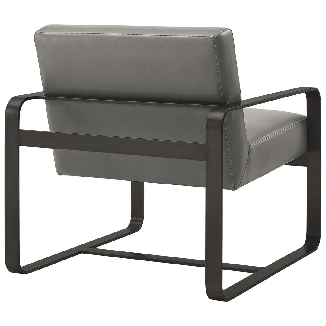 Sutter Faux Leather Armchair