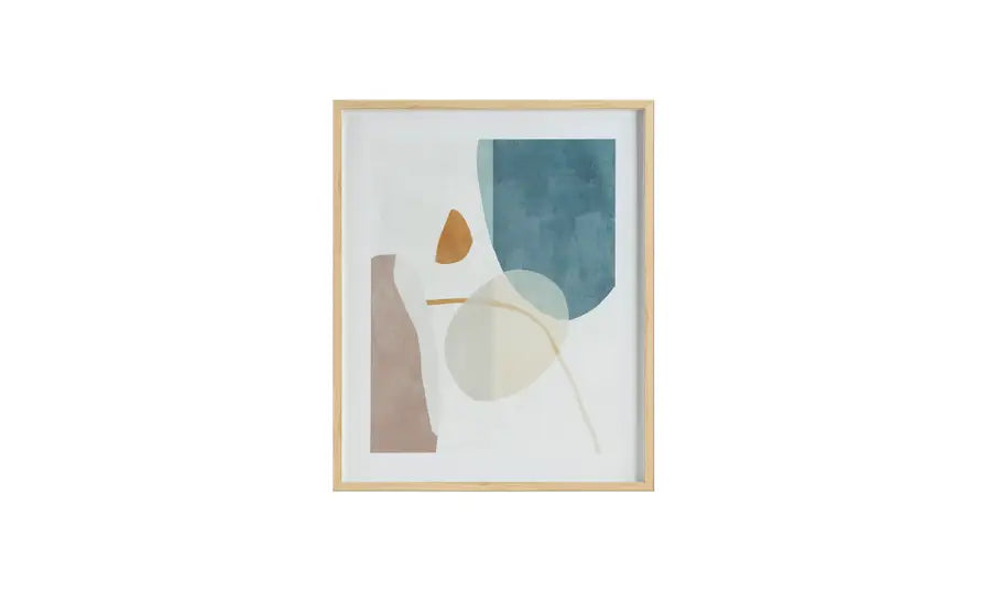 Tranquil Abstract Print With Frame