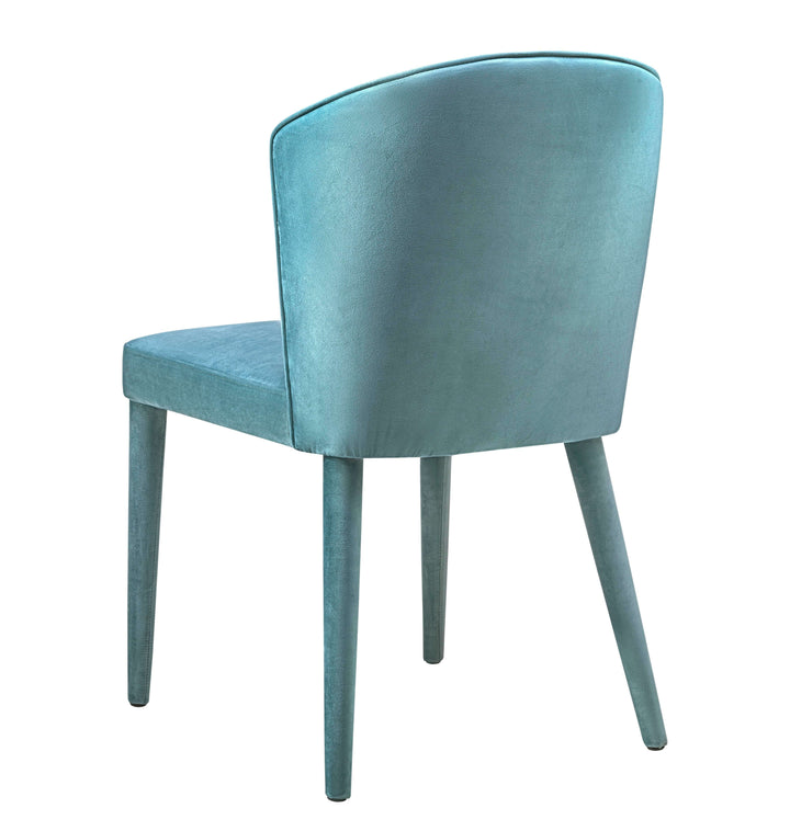 Urban Sea Blue Velvet Chair