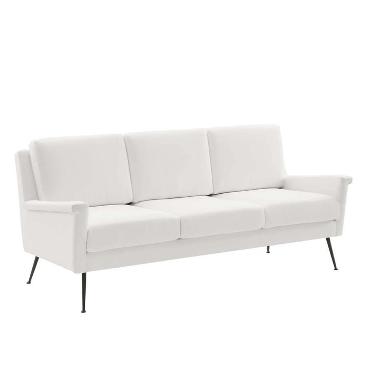 Peake Fabric Sofa - White
