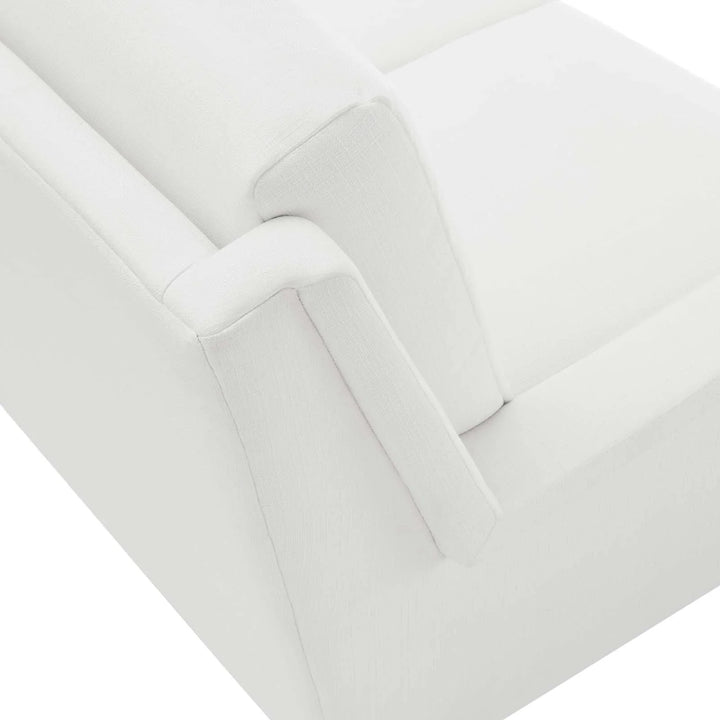 Peake Fabric Sofa - White